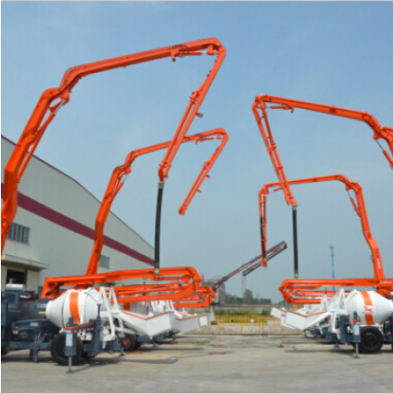 Concrete Mixer Powerful Function Mixing Boom Pump