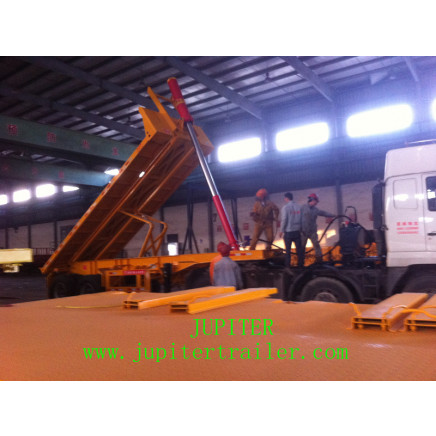 Container Dumper Tipper Semi Trailer Fast Unloading