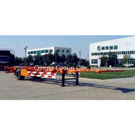 Container Transport Semi Trailer with 1 Axles (QDT9400TJZG)