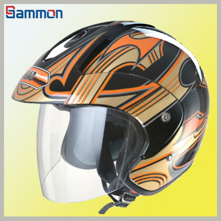Cool Half Face Safety Motorcycle Helmet (MH070)