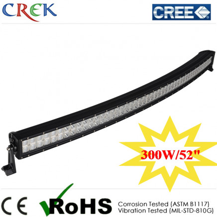 Curved 300W 52inch CREE LED Bar Light for Jeep