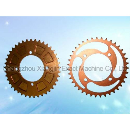 Custom Motorcycle Aluminum 420 Sprocket with Anodized
