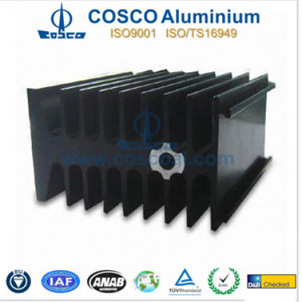 Customized Black Anodized Aluminum/Aluminium Radiator (REACH 155)