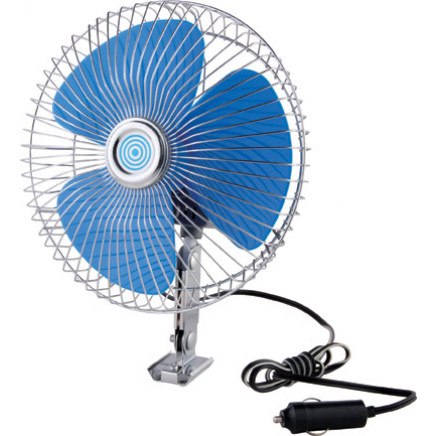 DC12V 8" 60 Strips Semi-Seal Osclillating Car Fan (WIN-113)