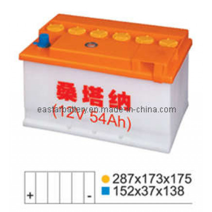 DIN Standard-Dry Charged Automobile Battery 12V 55Ah (DIN55)