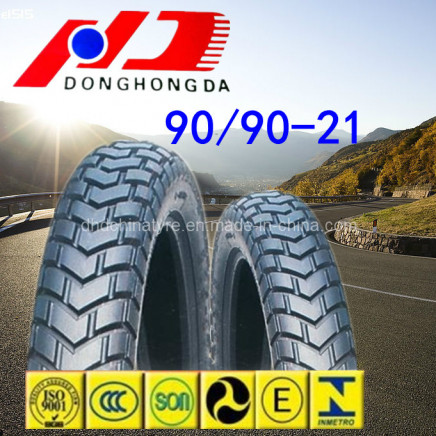 DOT ECE Certificated 90/90-21 Tubeless Motorcycle Tire