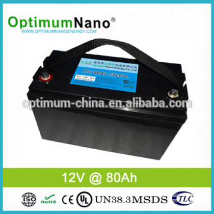 Deep Cycle 12V 80ah Li-ion Battery Packs