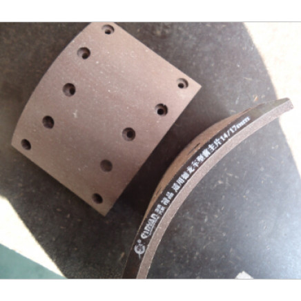 Delong Front Heavy Duty Truck Brake Lining Shacman HOWO Sinotruck Brake Lining