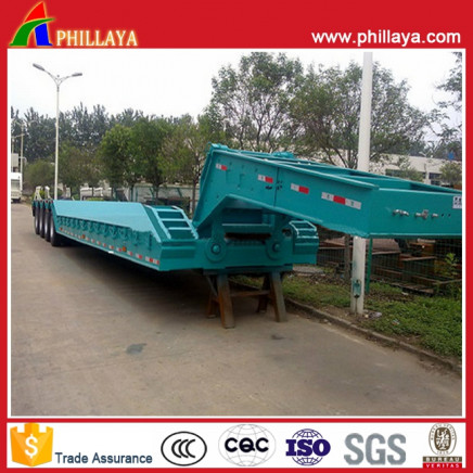 Detachable Gooseneck Lowboy Semi Trailer Truck