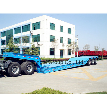 Detachable Low Bed Semi Trailer (QDT9390TDS-8.25)