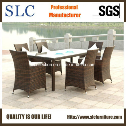 Different Styles of Table Setting/Outdoor Aluminum Table Set/Wicker Table Set (SC-B9514)
