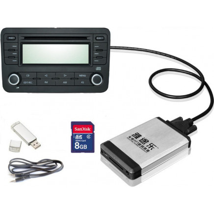 Digital CD Changer(USB SD Aux Adapter) for in Car Music