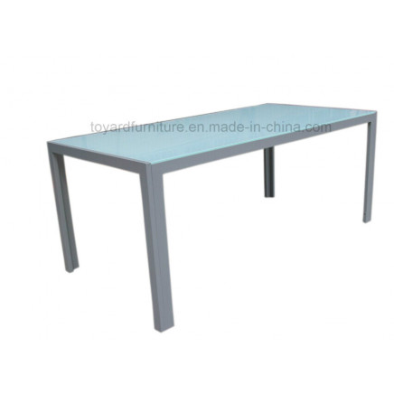 Dining Furniture Glass Aluminum Modern Table (D560)