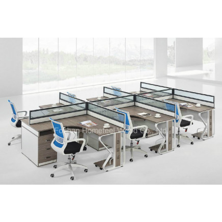 Discount Sale 6 Seater Workstation Partition for Office (HF-CB006)