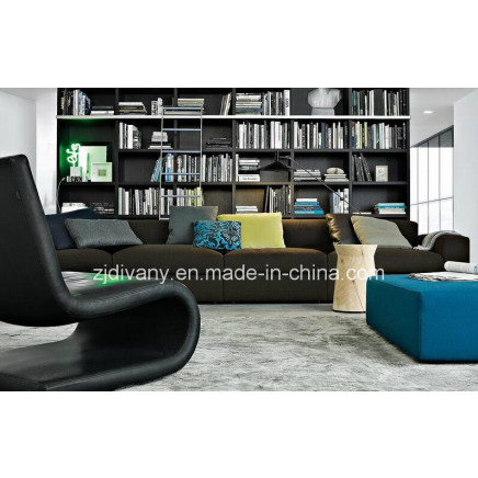 Divany Furniture Leather Sofa Fabric Sofa D-63 E (R) +E (L)