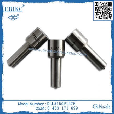 Dlla150p1076 Black Needle Bosch Common Rail Injector Parts Nozzle for Renault Kerax & Premiun