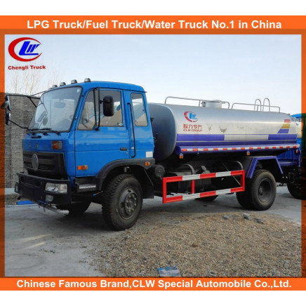 Dongfeng 4X2 10000L 12000L Water Spray Truck Water Tank Truck for Road Washing
