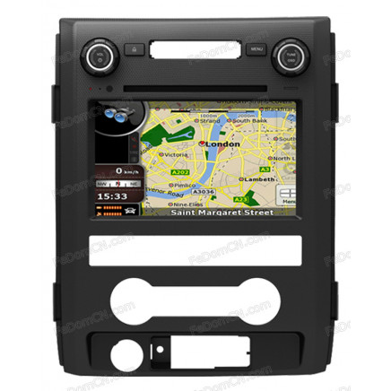 Double DIN Car DVD Player Audio Stereos GPS Navigation with Head Unit & Bluetooth for Ford F150