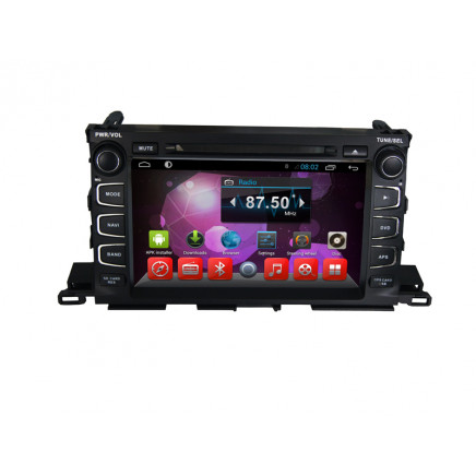 Double DIN Car DVD Player GPS Sat Nav for Toyota Highlander 2015 (AST-9003)