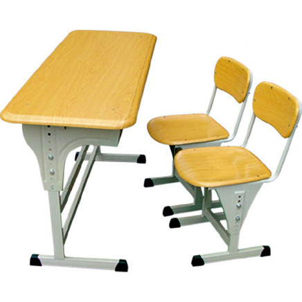 Double Desk and Chair/High Student Desk and Chair/School Furniture (SF-53)
