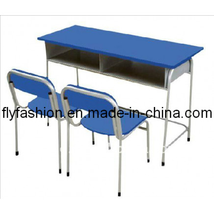 Double Desk and Chair/Lesson Chairs Guangzhou/School Furniture (SF-29d)