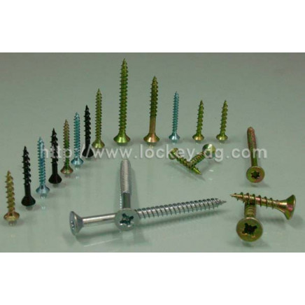 Double Flat Head Pozi Drive Chipboard Screw