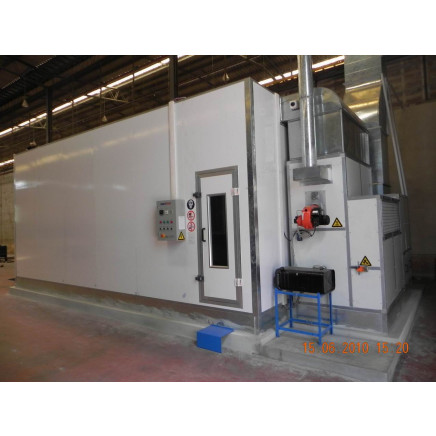 Downdraft Wood Working Oven Spray Booth