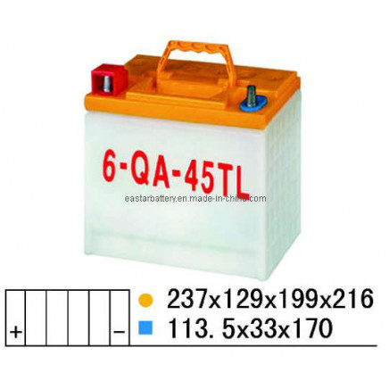 Dry Charged Car Battery 12V 45ah