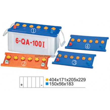 Dry Charged Car Battery 12V100ah (N100)