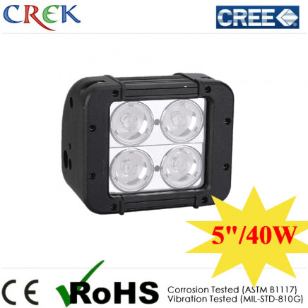 Dual Row 40W LED Bar Light with 10W Per LEDs
