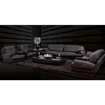 Dubai Leather Sofa Set (L. Al703)