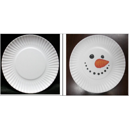 Eco-Friendly Food Storage100% Melamine Plate (TS2131)