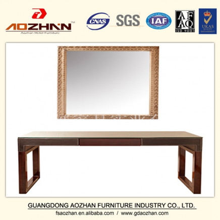 Elegant Hotel Italian Furniture / Mirror Furniture Bedroom / PU Bedroom Furniture