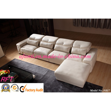 Elegant Low Back Sofa Living Room Furniture (N817)
