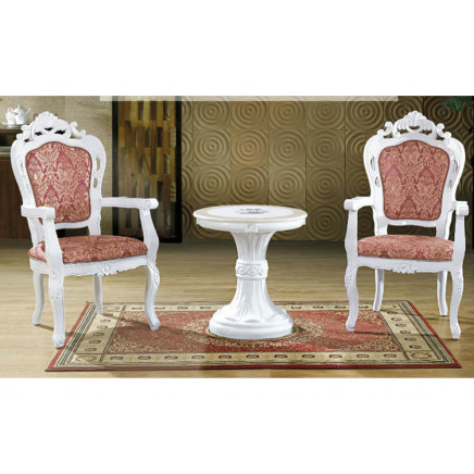 Elegant Solid Wood Leisure Chair and Table (TM-6117)