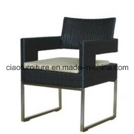 Elegant Unique Outdoor Furniture Black Rattan Armchair (CF1012C)