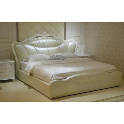 Europe Style Leather Princess Bed 22#