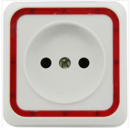 European Stype Wall Socket, Type C Surface Mounted Wall Socket, Russia Wall Socket