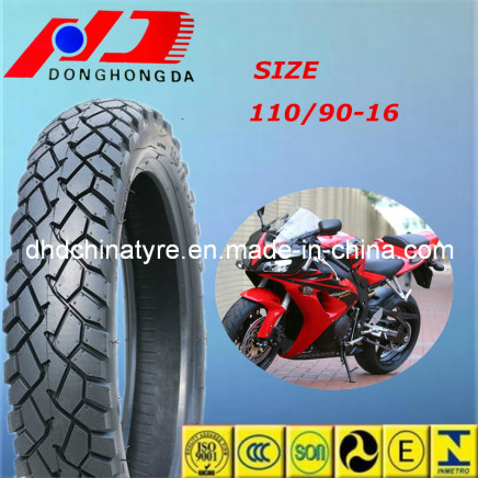 Excellent Gas-Tightness and Wear Resistance 110/90-16 Motorcycle Tire