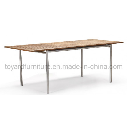 Extendable Patio Dining Table-Garden Outdoor Teak Furniture (D571)