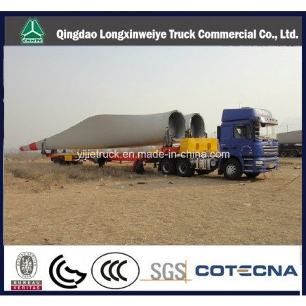 Extensible Wind Blade Semi Trailer