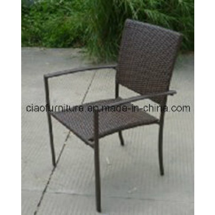 F-GS -3003 Outdoor Garden Wicker Stackable Dining Chair