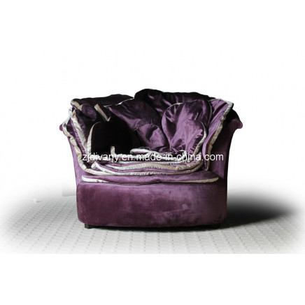 Fabric Flower Seat Sofa (LS-108)