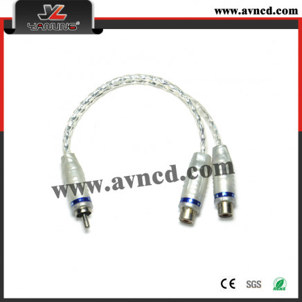 Factory Good Quality Audio Cable Y RCA Cable (Y-004)
