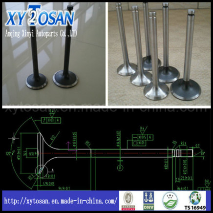Factory R11d, F8m, F8q Engine Valve for Renault (Valve Factory)