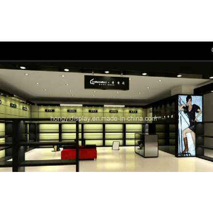 Fashion Lady High Heeled Shoes and Boots Display Showcase, Woman Shoe Shop Design