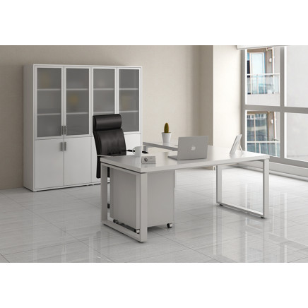 Fashion &Modern Office Manager Desk (YLDK1021-12) -Elene