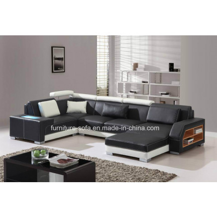 Fashion Office Furniture Black Chaise 3seater Sofa with Lockers