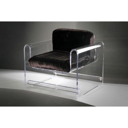 Fashionable Acrylicliving Room Sofa Chair One Seat