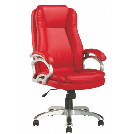 Fashionable PU Leather High Back Office Executive Swivel Chair (Fs-8718)